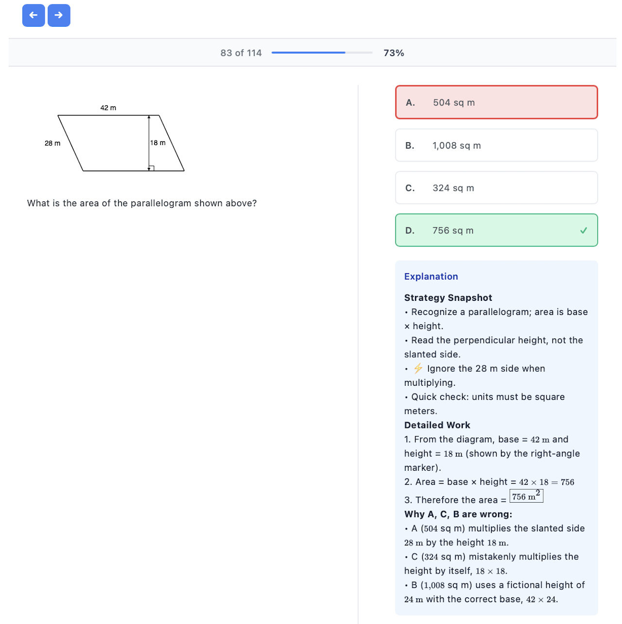 SHSAT Practice Test Math