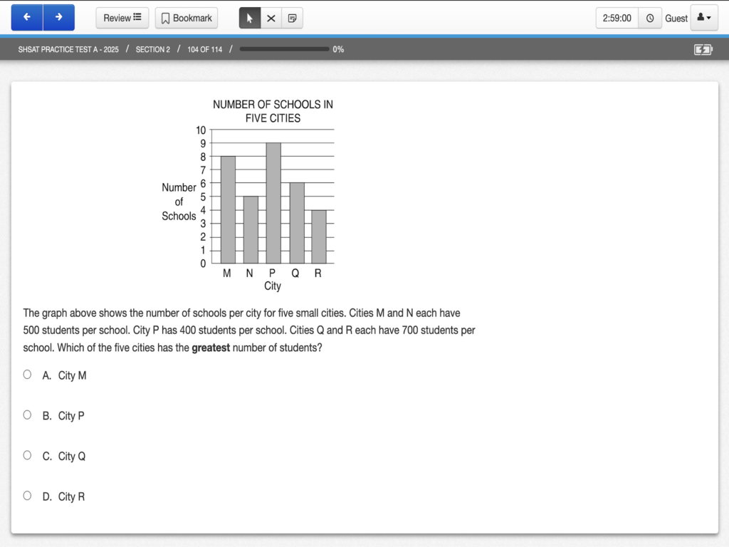 NYC SHSAT Study Guide 1 NYC SHSAT Practice Test
